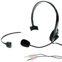 Auricular con micrófono de diadema - DUAL: teléfono y multimedia. Incluye adaptador teléfono. DIMELEC. Mod. 903-7218-3091.jpg