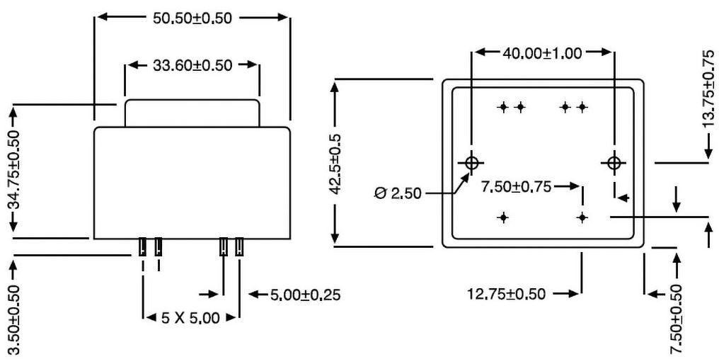Transformador cerrado 10VA 230VCA 2X12V 2X417mA PCB. Mod. 44273-15944.jpg