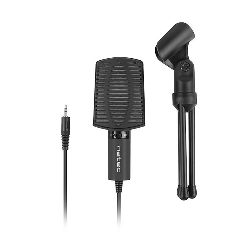 Micrófono ordenador cardiode negro NATEC. Mod. NMI-1236-16493.jpg