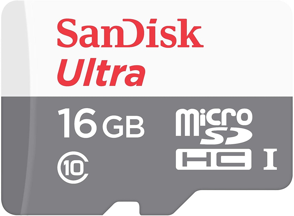 Tarjeta memoria micro SD 16GB SANDISK CLASE 10 SDHC + ADAPTADOR. Mod. SDSQUNS-016G-GN3MA-13726.jpg