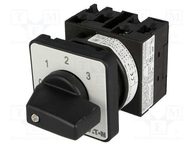 Conmutador de levas 4 posiciones 0-1-2-3 20A EATON. Mod. T0-28241/E-15075.jpg