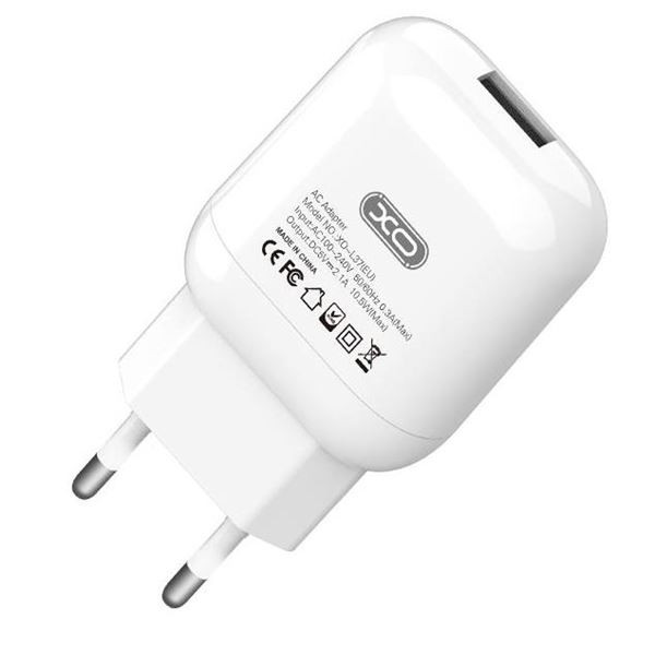 CARGADOR DE CORRIENTE 2.1A USB XO. Mod. XOL37WH-13977.jpg