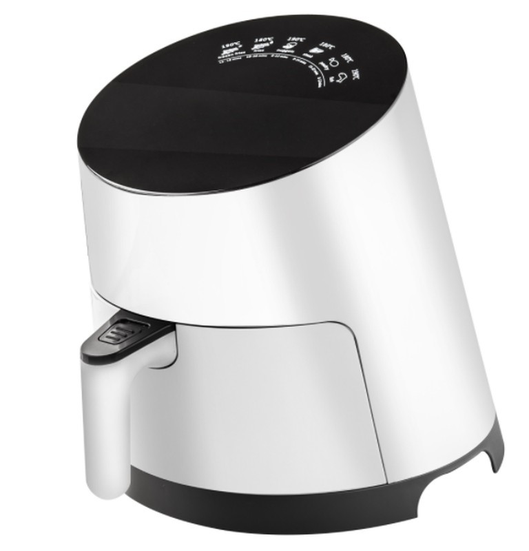 Freidora sin aceite 1500W 3,5L KUKEN blanco negro. Mod. 34444