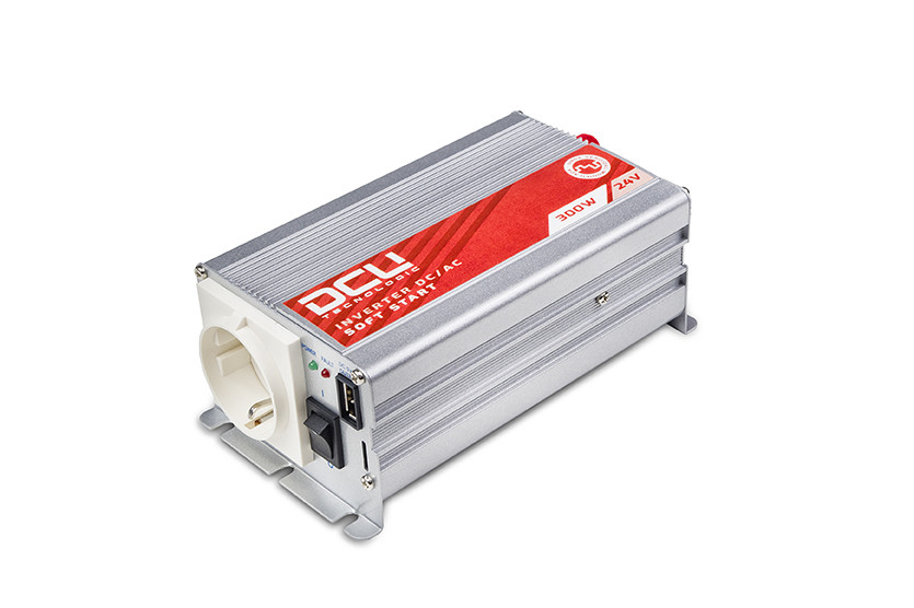 Inversor Onda Modificada Gama Premium 24v 300w. Mod. 374024300M