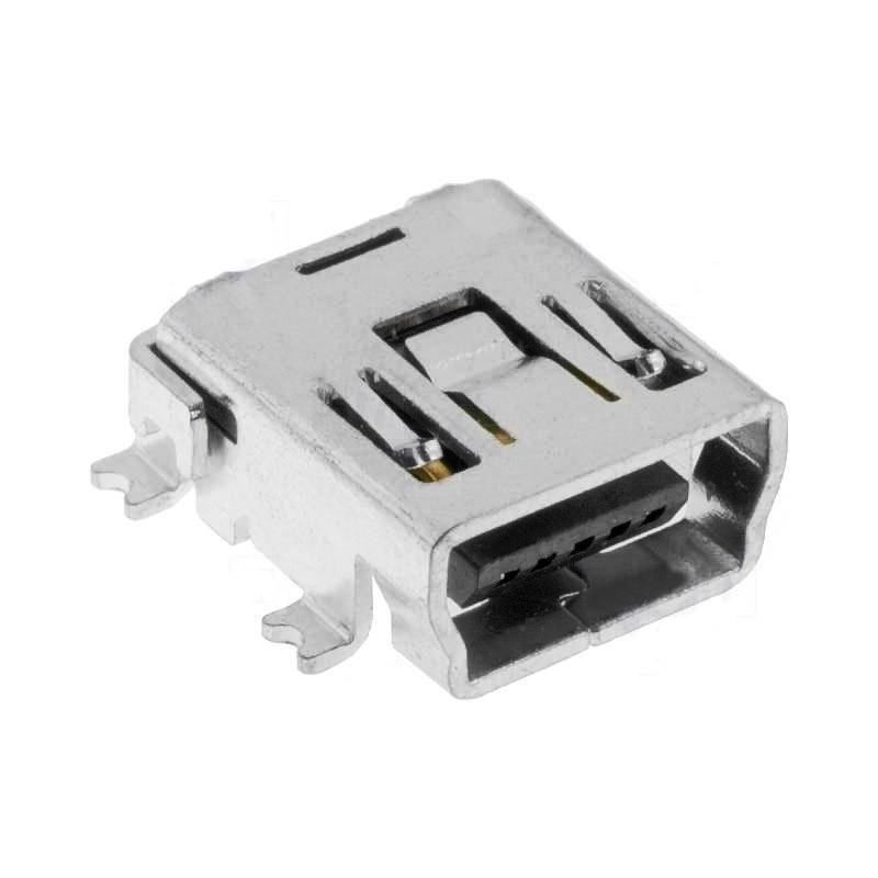 CONECTOR MICRO USB TIPO A HEMBRA PARA SOLDAR EN CABLE. Mod. 3994