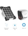 Cámara Wifi de exterior con batería 1296p SFHD 2K y panel solar Garza Smart. Mod. 401365G