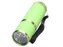 Linterna de bolsillo aluminio 9 led.