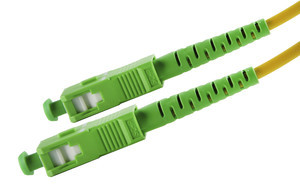 Cable fibra óptica. SC/APC-SC/APC. 9/125 10 metros. Mod. 39077FIBRA10