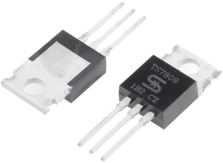 Regulador de tensión lineal 7809 TO-220 2,2A 9V. Mod. LM7809