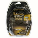 Auricular con micrófono de diadema - DUAL: teléfono y multimedia. Incluye adaptador teléfono. DIMELEC. Mod. 903-7218