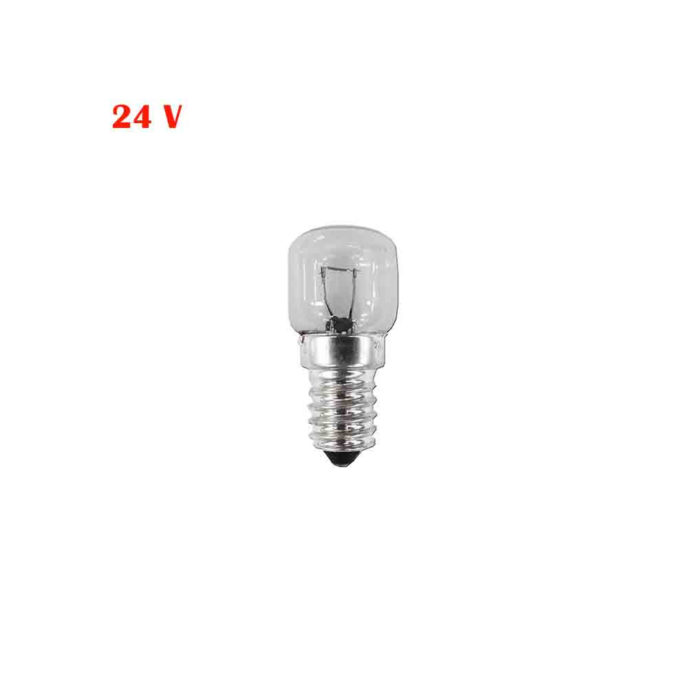 Bombilla pebetero tubular 24V 15W E14. Mod. 97840
