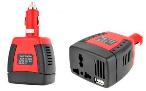Inversor convertidor USB 12V / 220V 150W coche. Mod. DY-150