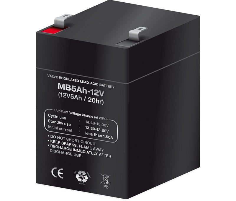 Batería plomo 12,0V/5,0Ah