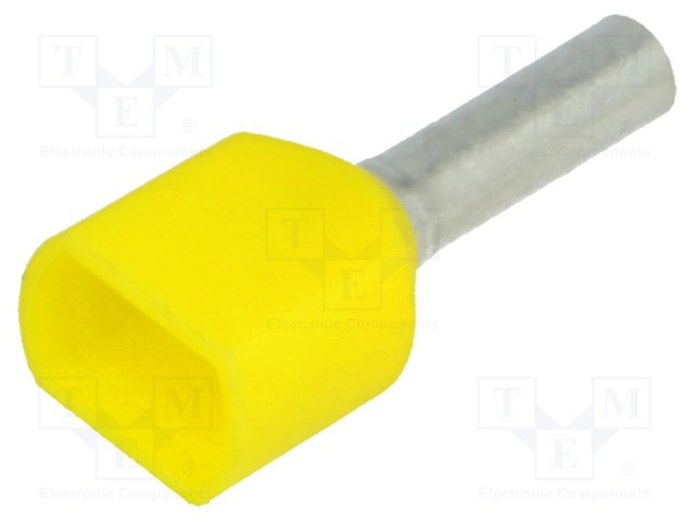 Puntera aislada doble 1.00 mm². Mod. BM00554