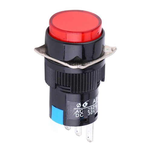 Interruptor pulsador c/ luz 3A 230V 5A 30V. MOD. BR70-00113