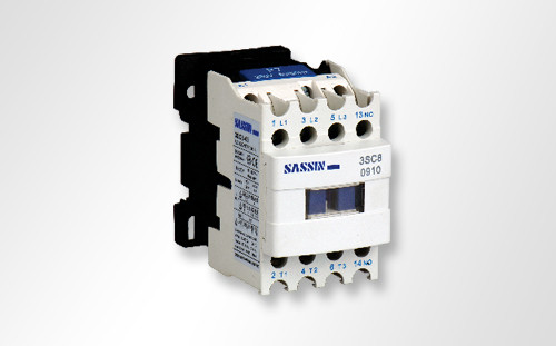 Contactor 3P 3NO 18A +1 NO 230VAC SASSIN. Mod. 3SC8-18