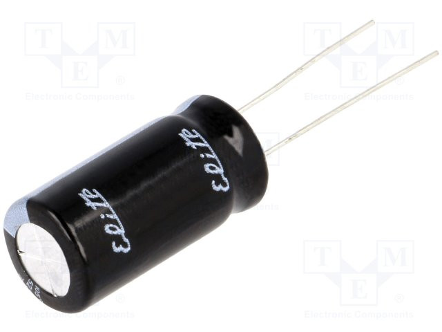 Condensador electrolítico de 1500uF 6.3V 8x20 105º CE15006.3