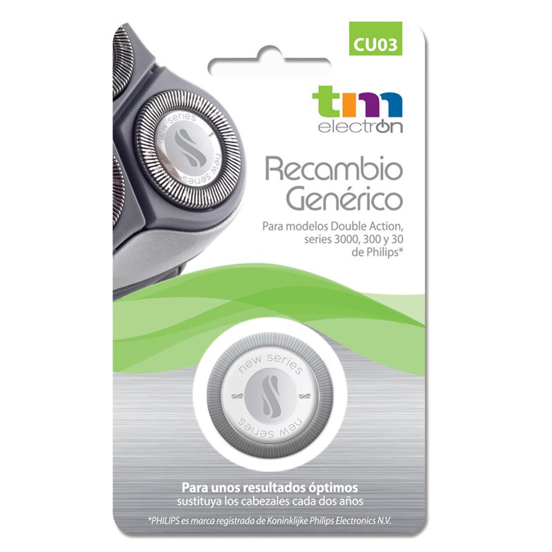 Cabezal de afeitado compatible CU03