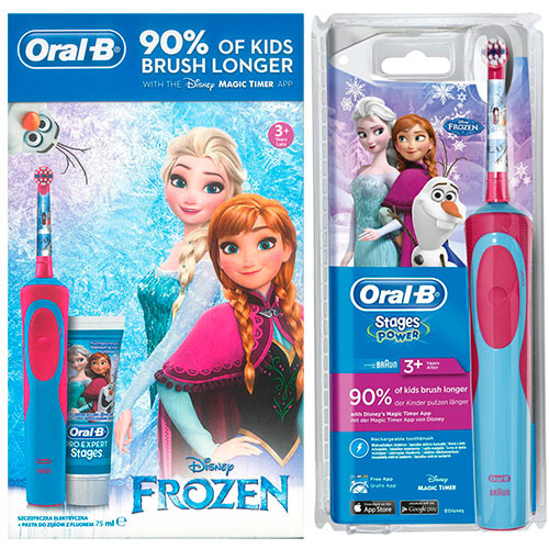 Kit Cepillo eléctrico Oral B Kids D12513KFROZKIT
