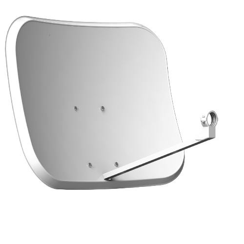Antena parabólica panorámica 60x46 cm + LNB. Mod. EPNR60M10U