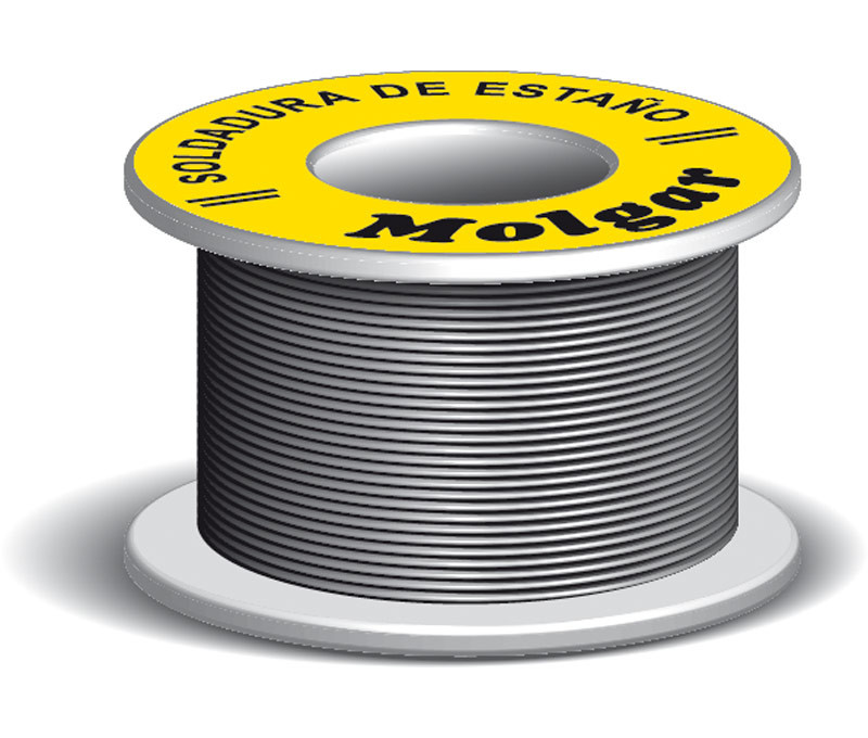 Hilo de estaño 60Sn-40Pb 0,46mm, carrete 250g.
