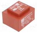 Transformador cerrado 10VA 230VCA 2X12V 2X417mA PCB. Mod. 44273