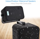 Pareja altavoces  6" exterior negros Pyle. Mod. PDWR50B