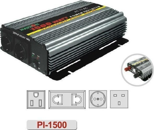 Inversor de 24vdc a 230Vca 1500W onda modificada. Mod. PI150024