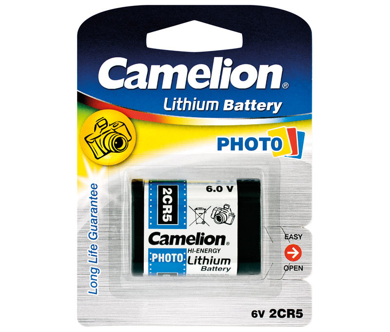 Pila Litio 6V 1400mAh photo. Mod. 2CR5M