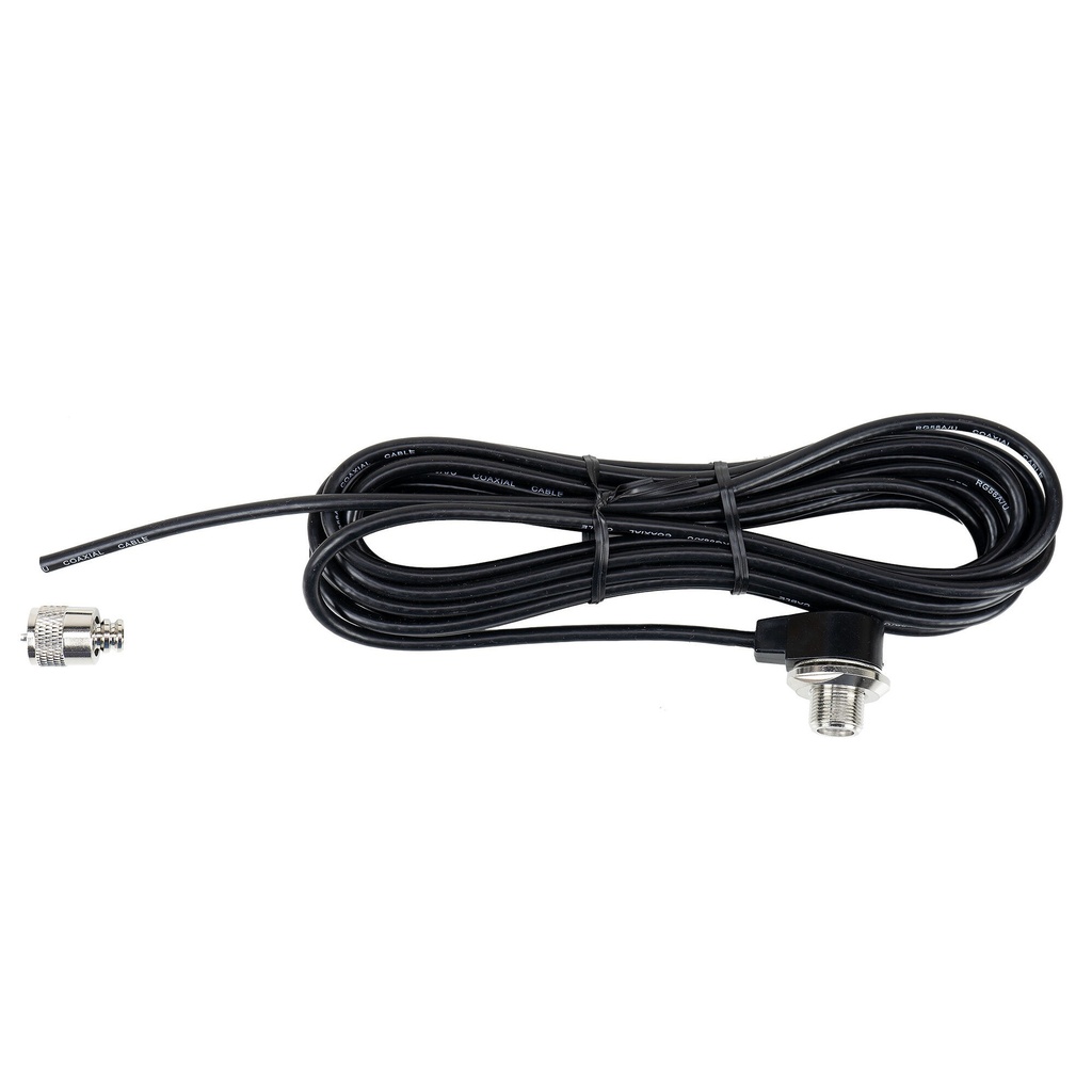 Soporte antena CB roscada c/ cable 4 metros. Mod. PNI T601