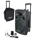 Sistema de sonido portátil (trolley) Ibiza Sound 15" 800W. Mod. PORT15UHF-BT