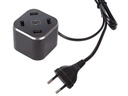 CARGADOR COMPACTO 4 x USB 1 x USB TIPO C 8.4 A 42 W NEGRO. MOD. PSSEUSB34