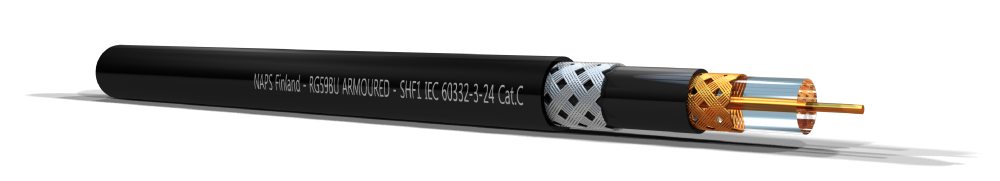CABLE RG59 Especial 75Ω (FUNDA NEGRA). Mod. 1192