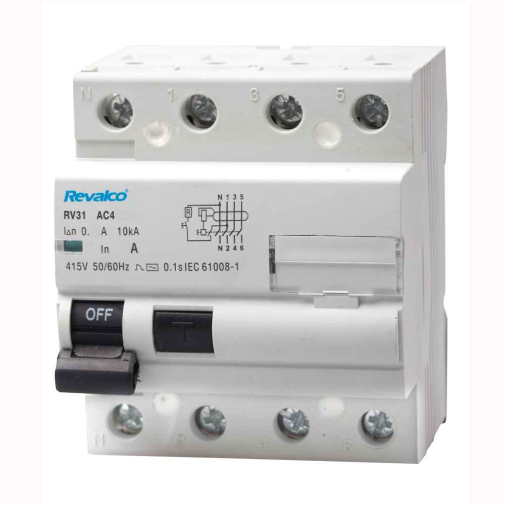 Diferencial 4P 25A 300mA REVALCO RV31. Mod. AC425300