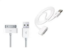 CABLE USB CARGADOR Y TRANSMISION DATOS IPAD 2 Y 3 IPHONE 4G 4S IPOP NANO (VIDEO)