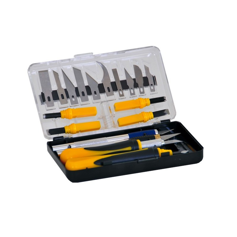 ESTUCHE DE CUTTERS y GUBIAS. MOD. 15106