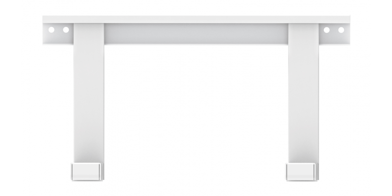 Soporte ajustable para microondas blanco 35kg max. Mod. SMO-200