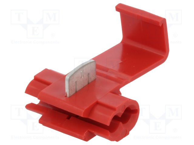 Conector enchufe rápido IDC 0,5÷1,5mm2 rojo. Mod. 109331
