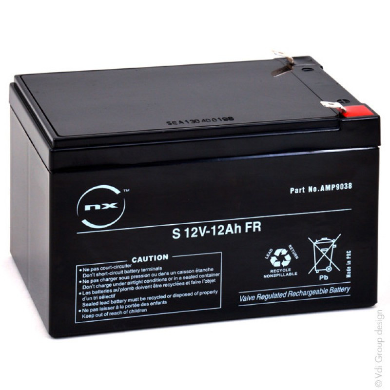 BATERIA PLOMO 12V-12 AMPERIOS