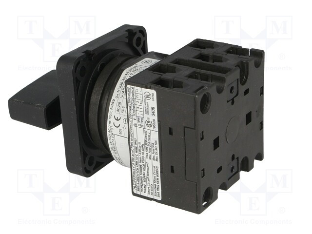 Conmutador de levas 4 posiciones 0-1-2-3 20A EATON. Mod. T0-28241/E