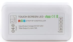 Controlador Rf Tira RGB Mando a Distancia Circular 12-24VDC 216/432W. Mod. TBRFTCROUND