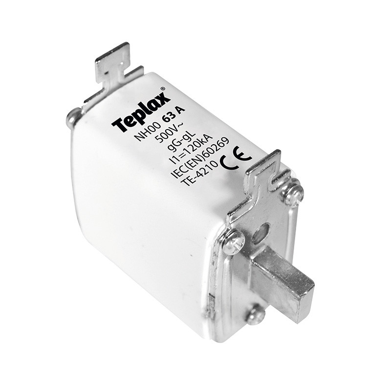 Fusible cuchilla industrial NH-00 63A. Mod. TE-4210
