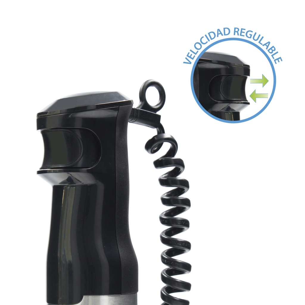 Batidora de mano 1200W con accesorios. Mod. TMPBA017