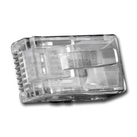 CONECTOR RJ45 MACHO DE CRIMPAR Cat.6. MOD. TR70-00033