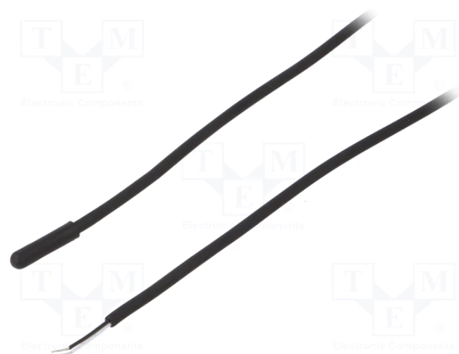 Sensor temperatura NTC 10kΩ -40÷105°C 1.5m 2 hilos. Mod. TT02-10KC8-1D-T105-1500