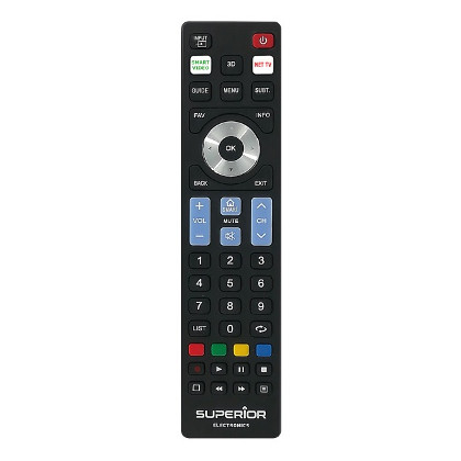 Mando a distancia universal SMART TV LG, SONY, SAMSUNG, PANASONIC, PHILIPS Superior. MOD. TV50-00039