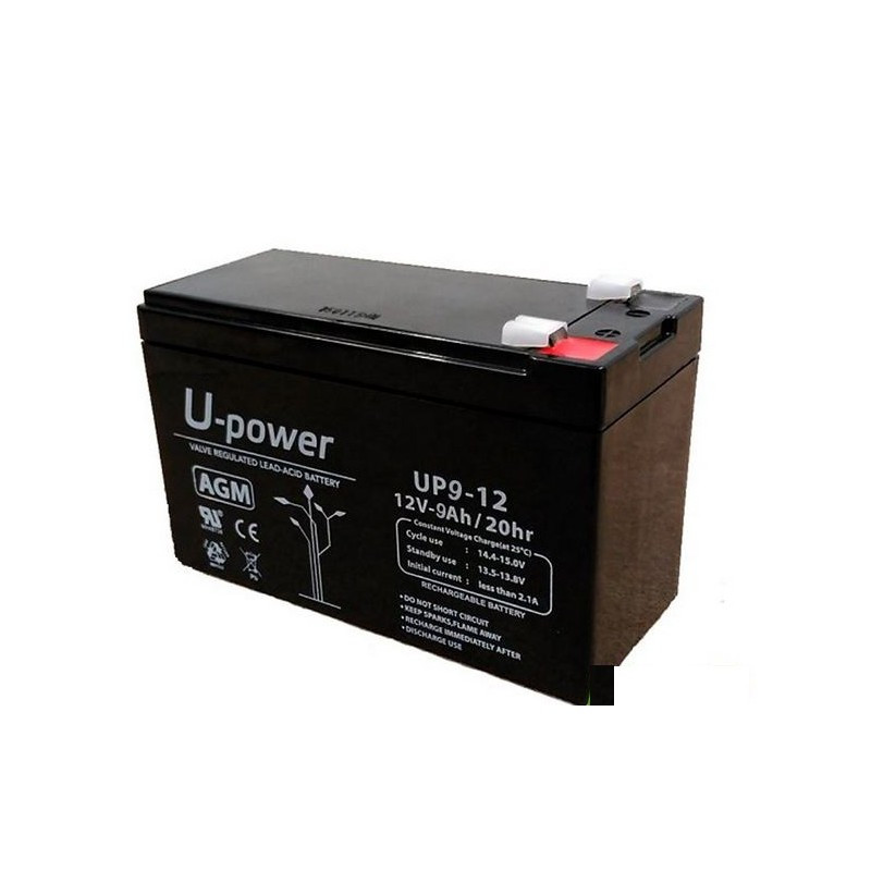 Bateria Plomo AGM 12V 9Ah SAI, UPS