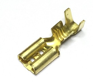 Blíster de 25 terminales faston hembra 4.8 mm. Mod. VDR-52