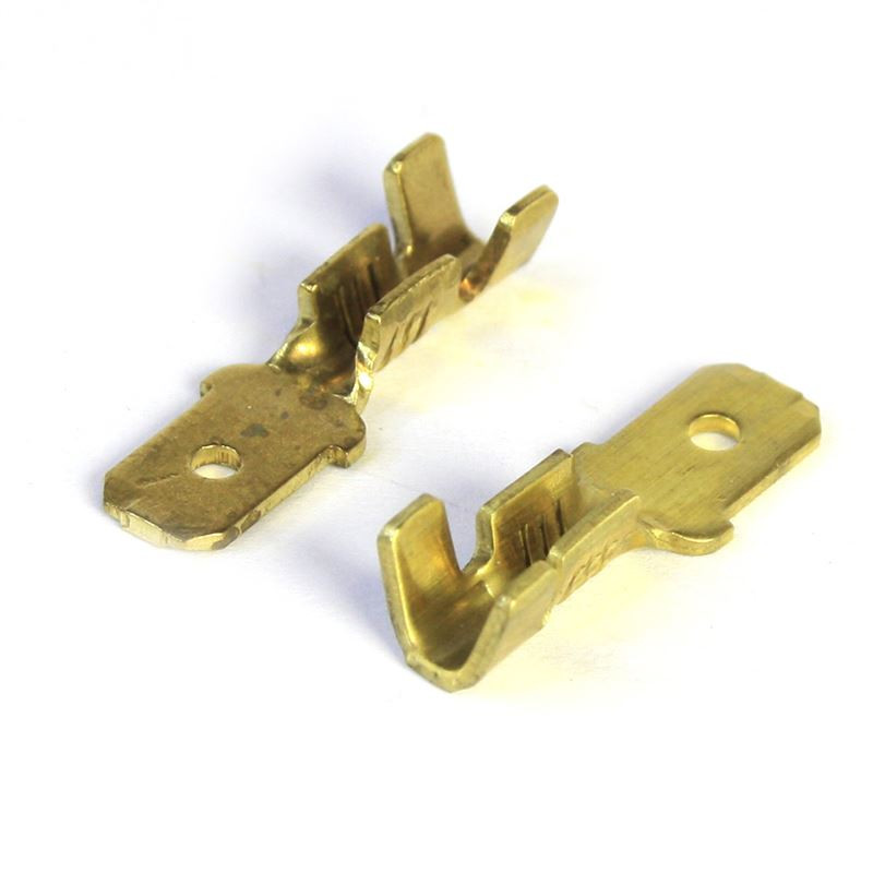 Blíster de 20 terminales faston macho 4.8 mm. Mod. VDR-58