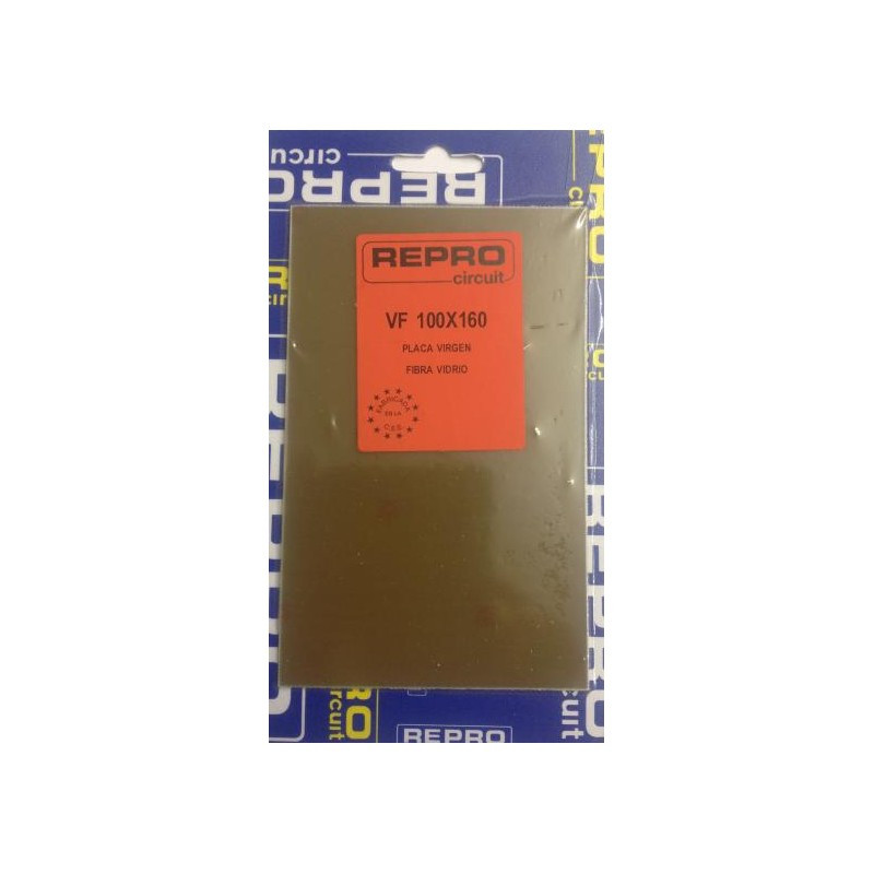 Placa virgen fibra de vidrio doble cara 100X160